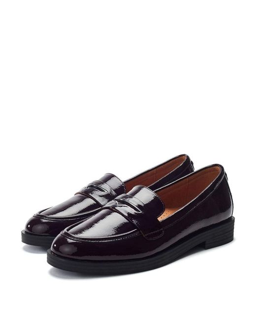 Moda In Pelle Blue Fumia Burgundy Patent Leather