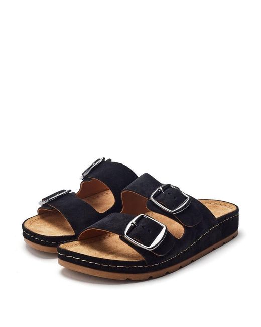 Shoon Blue Sh Elate Suede