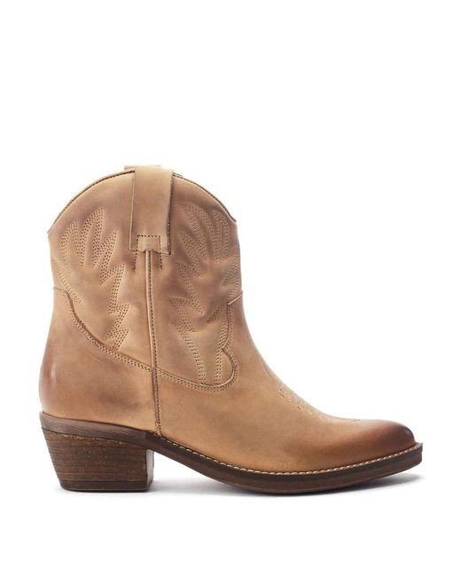 Moda In Pelle Brown Okuri Stone Leather