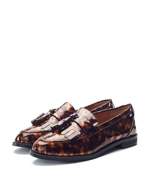 Moda In Pelle Red Ebara Tortoise Shell Patent