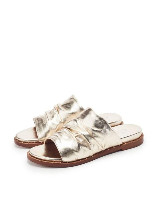 Moda In Pelle White Jerri Leather