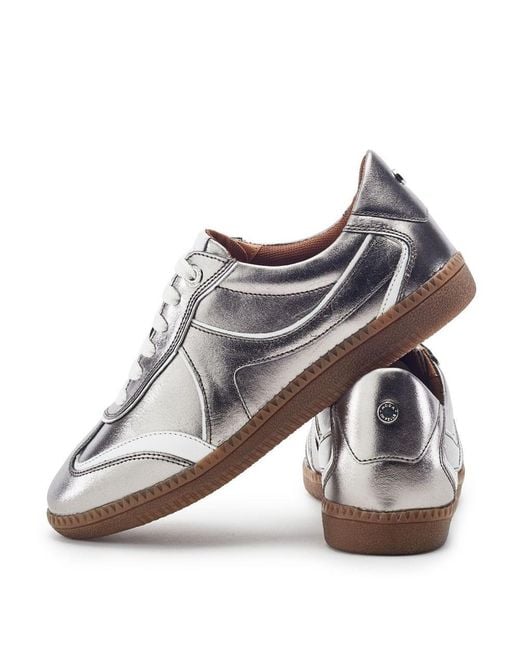 Moda In Pelle Gray Brioni Pewter Leather