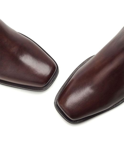Shoon Brown Sh Gee Dark Leather