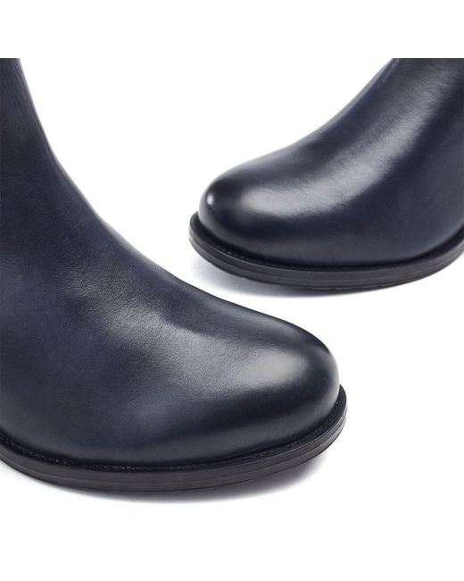 Moda In Pelle Blue Opulent Leather