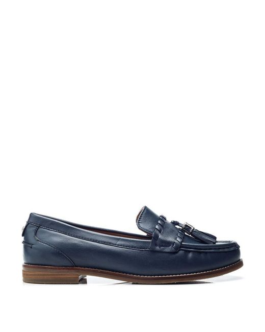 Moda In Pelle Blue Espelette Leather