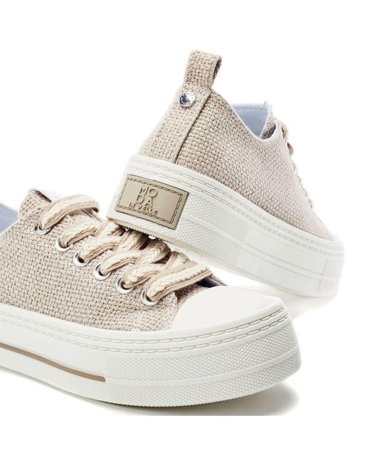 Moda In Pelle White Betta Raffia