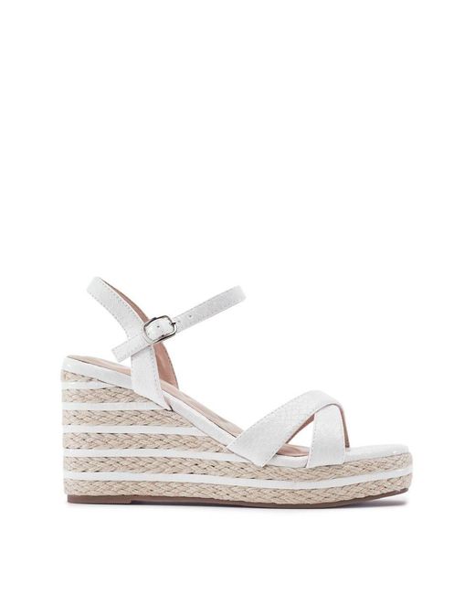 Moda In Pelle White Maylia Snake Print