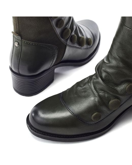 Moda In Pelle Black Riyla Leather
