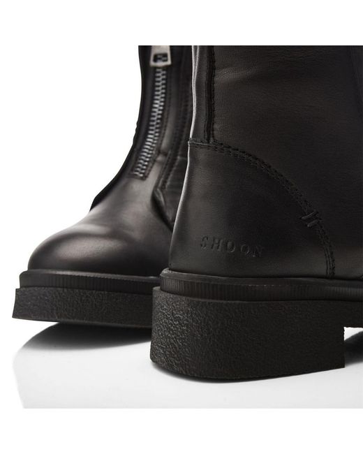 Shoon Black Sh Sacoma Leather