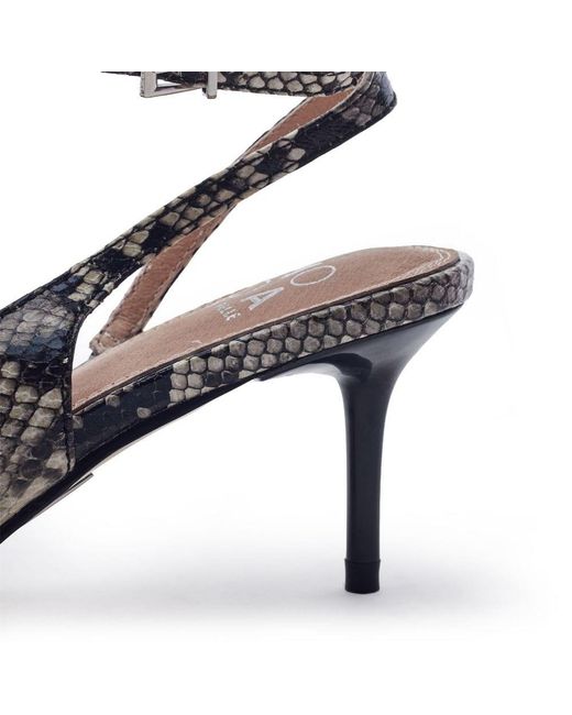 Moda In Pelle Metallic Manella Mix Snake Print