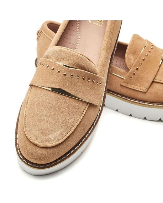 Moda In Pelle Brown Elber Camel Suede