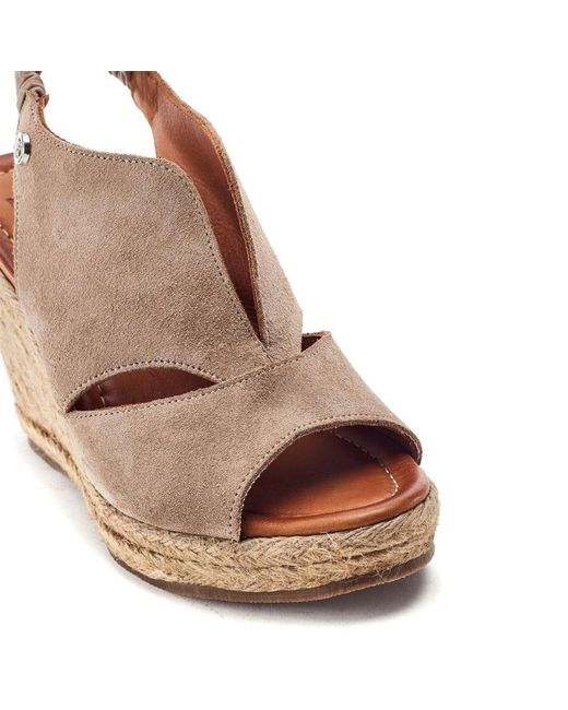 Moda In Pelle Brown Keerah Taupe Suede