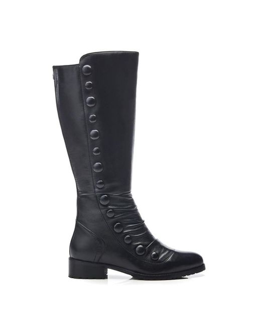 Moda In Pelle Black Irenne Leather