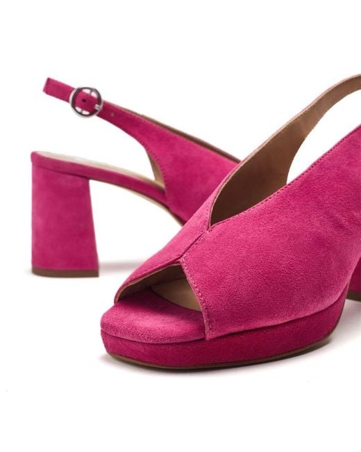 Moda In Pelle Pink Jacinta Suede