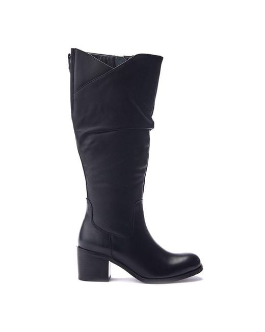 Moda In Pelle Blue Soleene Leather