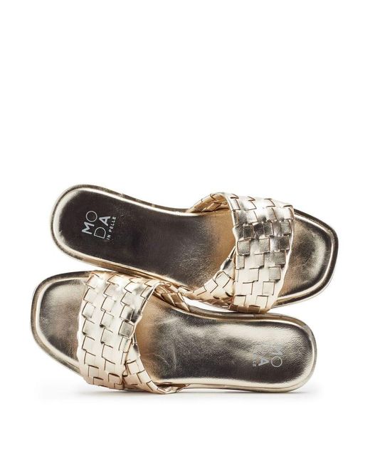 Moda In Pelle Natural Jina Leather