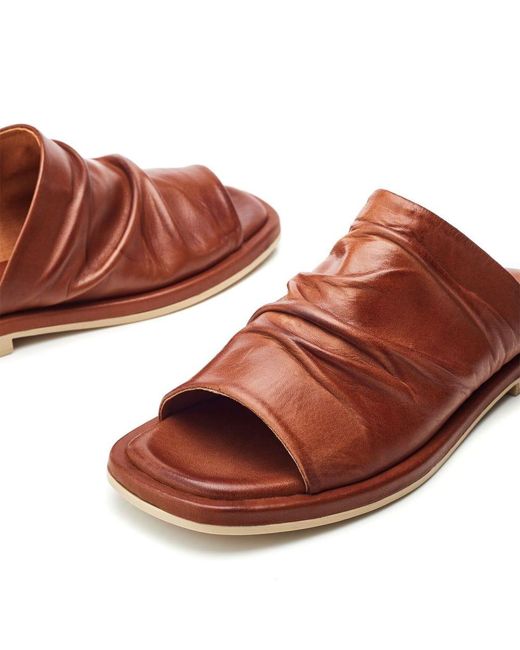 Moda In Pelle Brown Sh Islay Tan Leather