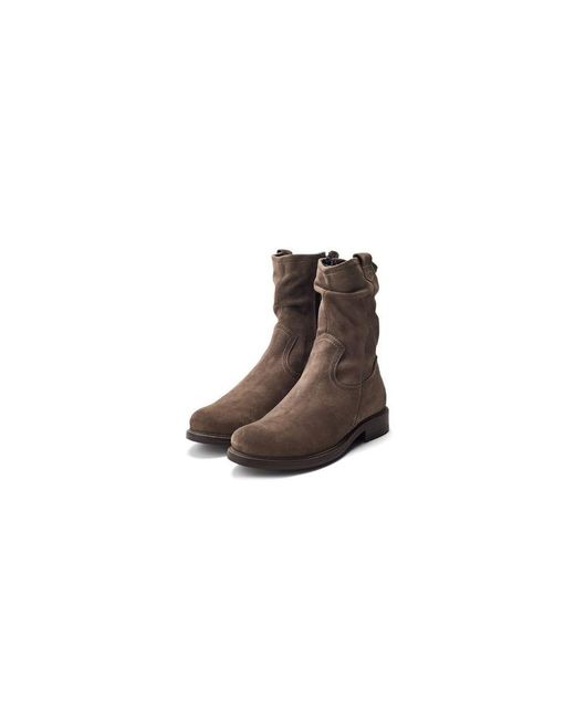 Moda In Pelle Brown Olio Stone Suede