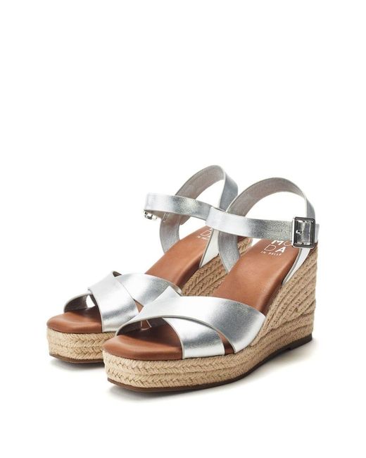 Moda In Pelle Metallic Jasminium Leather