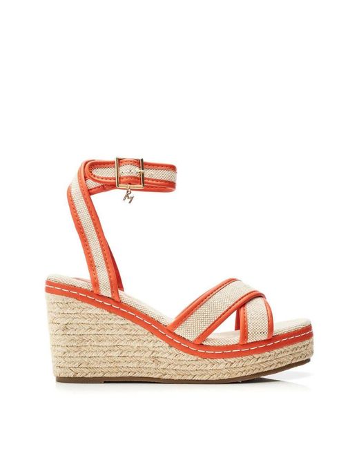Moda In Pelle Red Pamela Textile