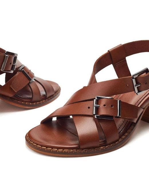 Shoon Brown Sh Sandie Leather