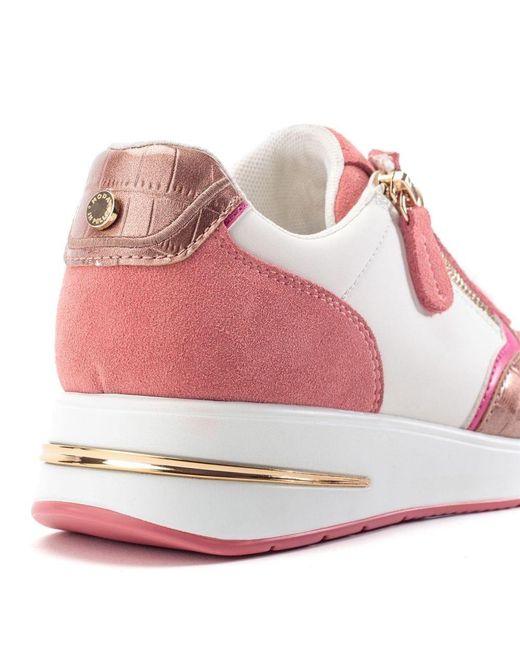 Moda In Pelle Pink Bellaa Suede