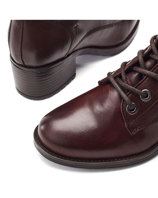 Moda In Pelle Purple Bezzy Dark Leather