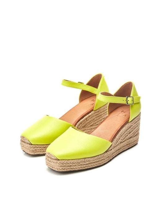 Moda In Pelle Yellow Gialla Lime Green Leather