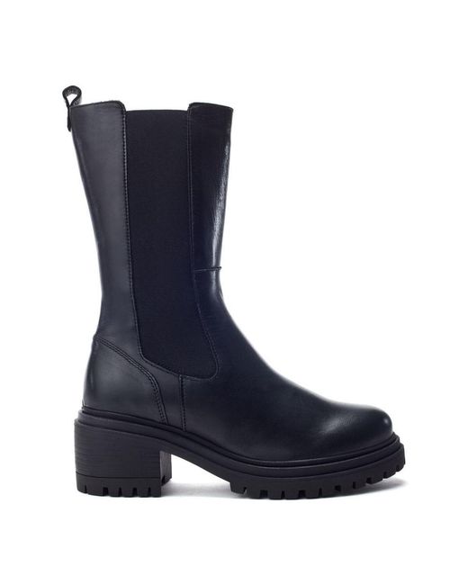 Moda In Pelle Blue Geelia Leather