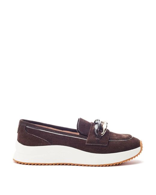 Moda In Pelle Purple Sorrento Dark Suede