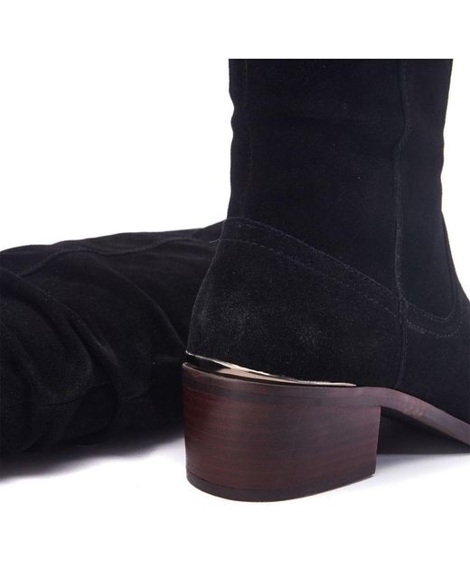 Moda In Pelle Blue Raissa Suede