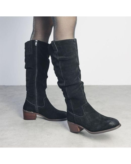 Moda In Pelle Blue Raissa Suede