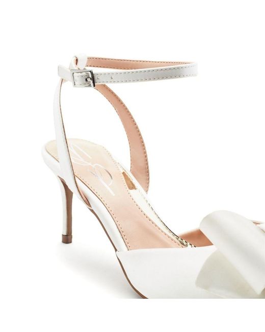 Moda In Pelle White Nahara Off Satin