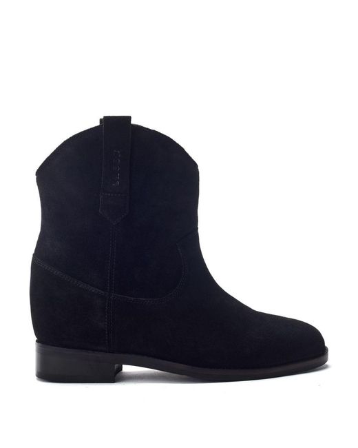 Shoon Blue Sh Gallop Suede