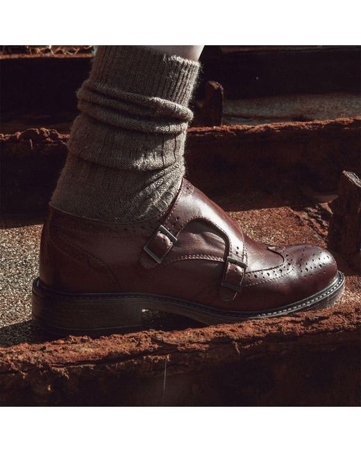 Shoon Brown Sh Idle Leather