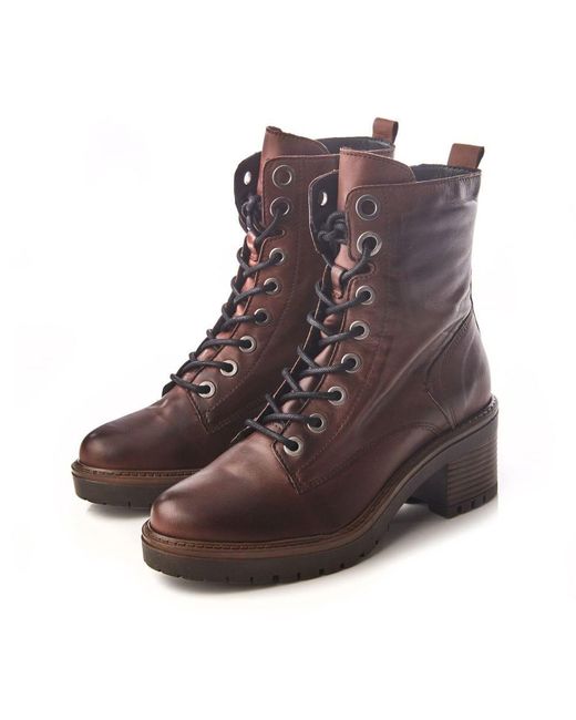 Moda In Pelle Bellzie Dark Brown Leather