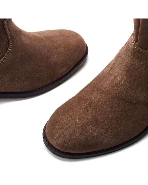 Shoon Brown Sh Gallop Taupe Suede
