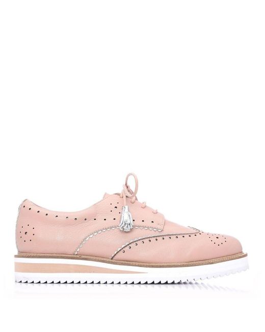 Moda In Pelle Pink Fillie Nude Leather