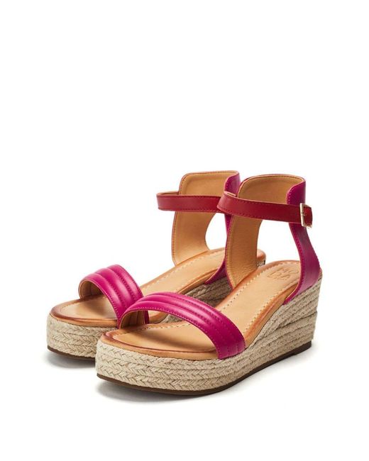 Moda In Pelle Pink Kolanthia Leather