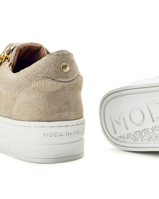 Moda In Pelle Metallic Abbee Leather