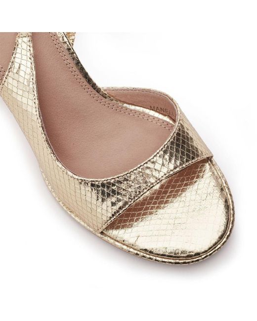 Moda In Pelle Metallic Manella Snake Print