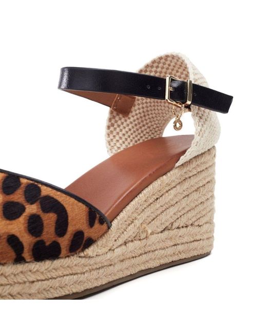 Moda In Pelle Brown Earll Leopard Pony Hair
