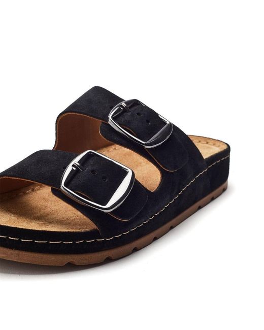 Shoon Blue Sh Elate Suede