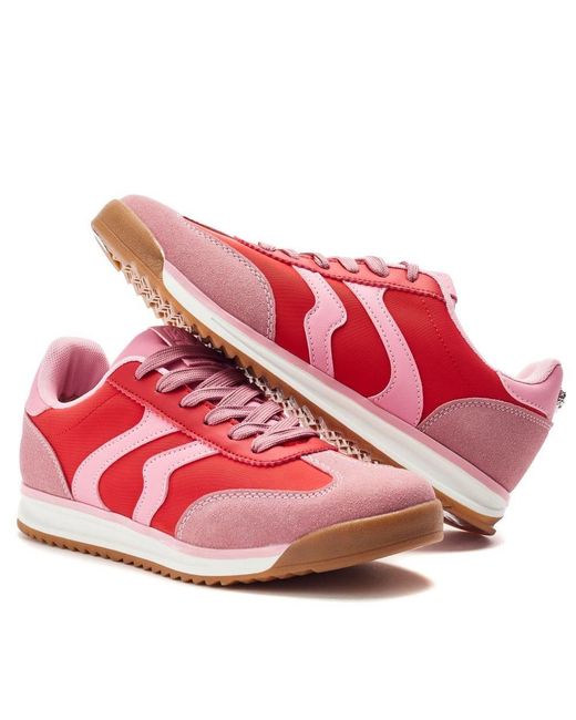Moda In Pelle Red Biankah Porvair