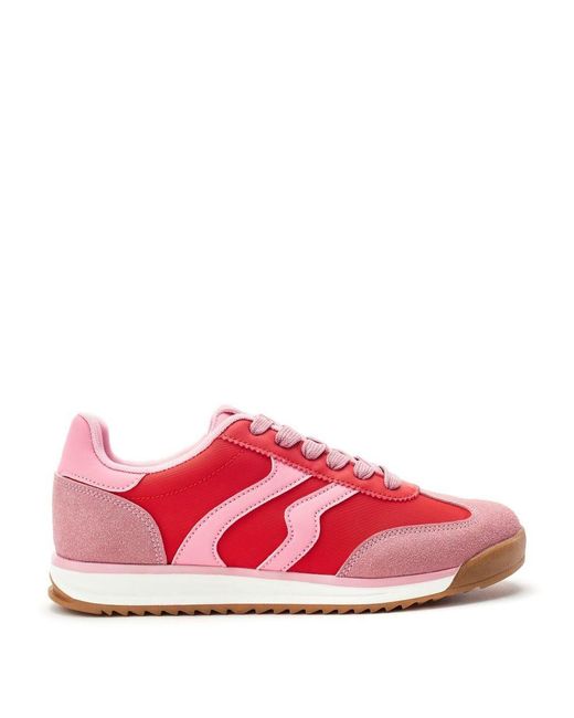 Moda In Pelle Red Biankah Porvair