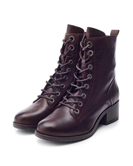 Moda In Pelle Purple Bezzie Dark Leather