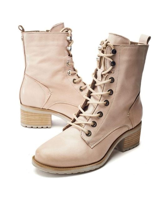 Moda In Pelle Natural Bezzy Cream Leather