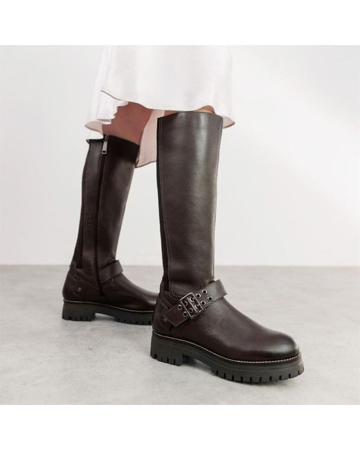 Moda In Pelle Blue Remy Dark Leather