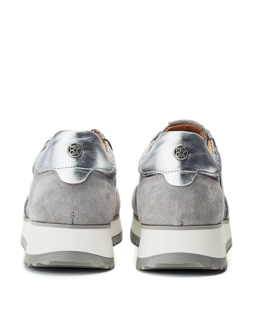 Moda In Pelle Gray Daffodil Leather