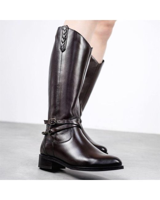 Moda In Pelle Blue Syanna Dark Leather